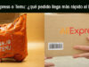 Aliexpress o Temu: ¿qué pedido llega más rápido al Perú? Aliexpress o Temu: ¿qué pedido llega más rápido al Perú?