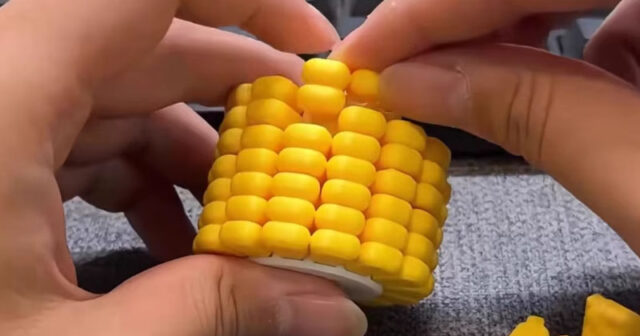 cubo maiz impreso 3d